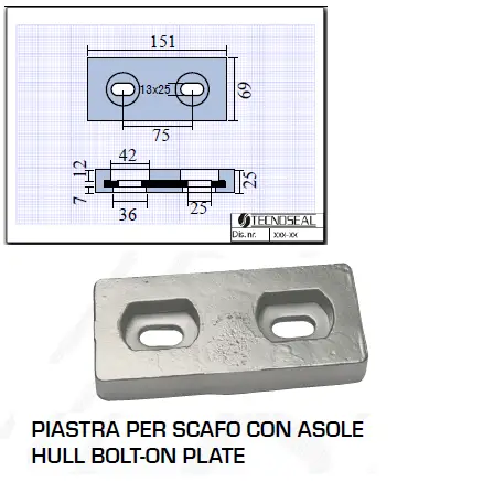 Ultima Occasione Piastra Scafo con Asole