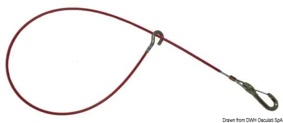 Fermo di sicurezza 950 mm Ø 3 mm Di Tendenza