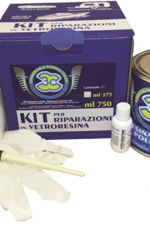 Spedizione Espresso Kit riparazione 3c vetroresina 375ml