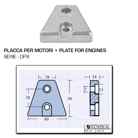 Must-Have Placca per Motori Serie DPX