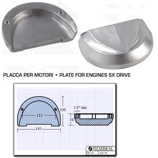Novità Placca per Motori