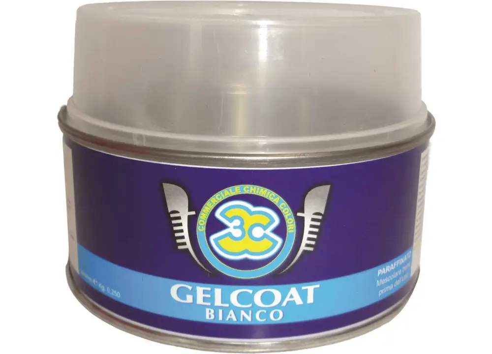 Gelcoat 3c bianco senza paraffina 1kg Subito Disponibile