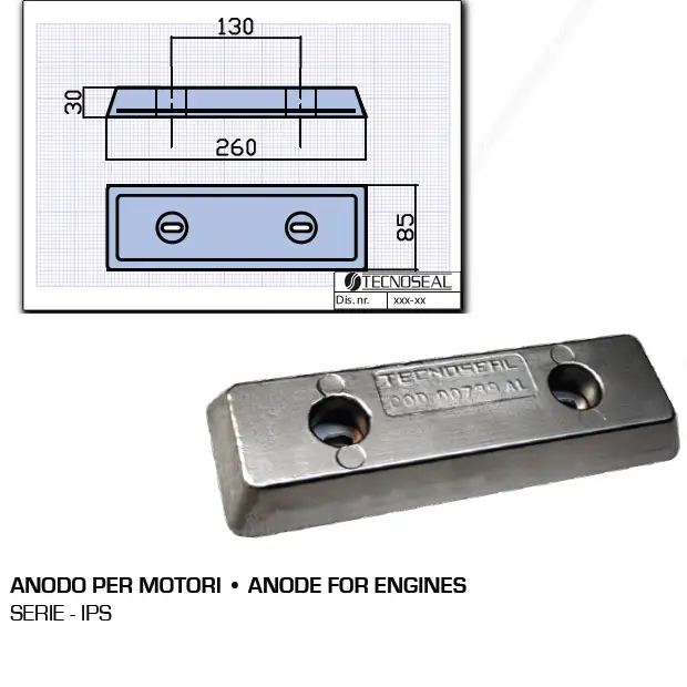 Offerta Limitata Anodo Alluminio per Motori Serie IPS