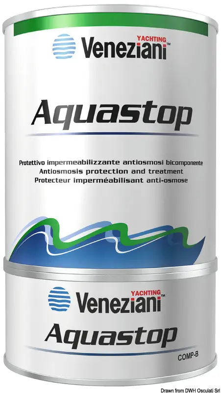 Fondo Aquastop azzurro trasparente 0,75 l Soddisfatti O Rimborsati