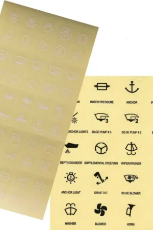 Etichette adesive 50 symbol bianche Promozione