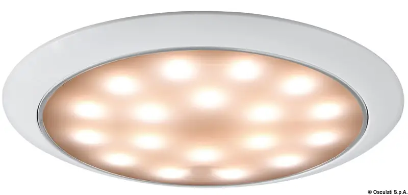 Offerta Plafoniera LED senza incasso Day/Night bianca/inox