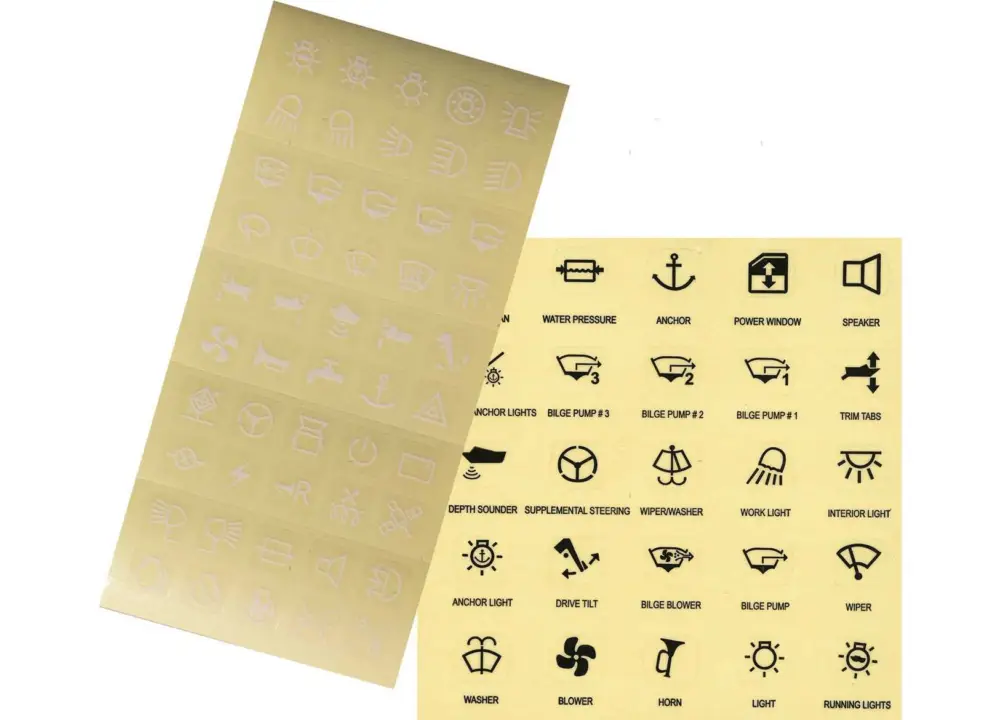 Consegna Rapida Etichette adesive 25 symbol nere