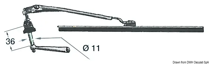 Tergicristallo a mano 280 mm Ultima Occasione