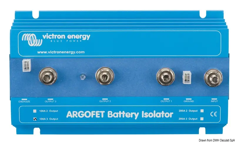 Miglior Prezzo Ripartitore di Carica Argofet 3 Batterie 100 A