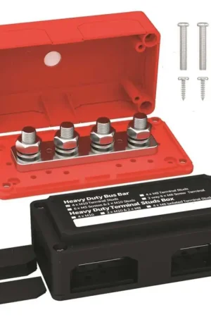 Barra connessione 300a p4m10 box rosso Pagamento Sicuro