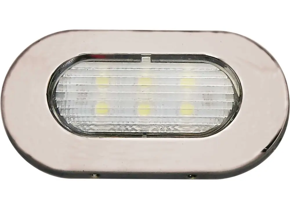 Popolare Luce led 12v top ip67 l73 inox
