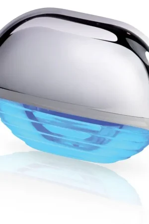 Popolare Luce di Cortesia Blu in Plastica Cromata