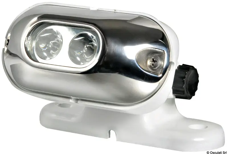 Faretto completo 2 LED bianchi Prezzo Di Fabbrica