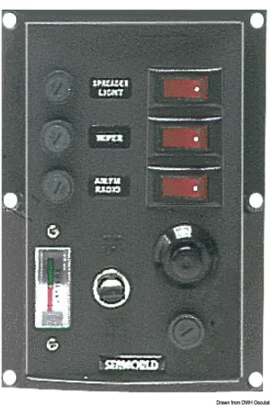 Pannello 3 interruttori+tromba verticale Compra Adesso