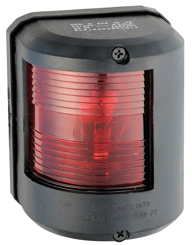 Ultime Pezzi Fanale U78 rosso-nero 12 V
