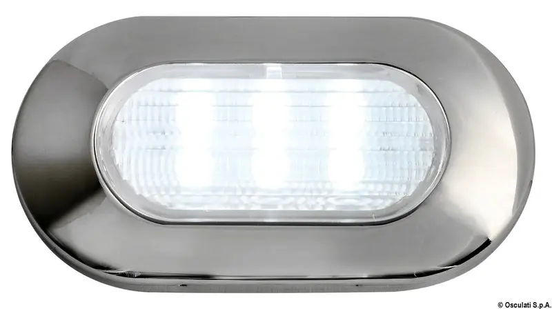 Occasione Imperdibile Luce di cortesia ovale 6 LED blu