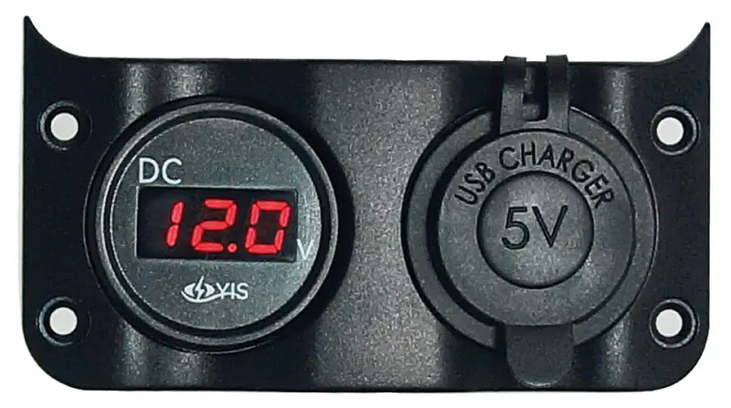 Ultima Occasione Voltometro 3/30 V + presa USB doppia