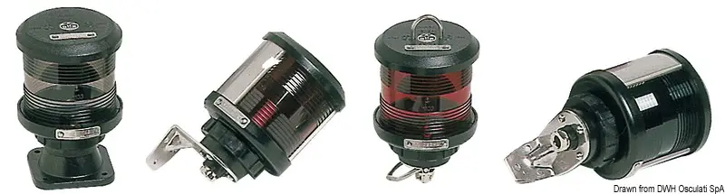 Fanale DHR rosso 25 W Prezzo Conveniente