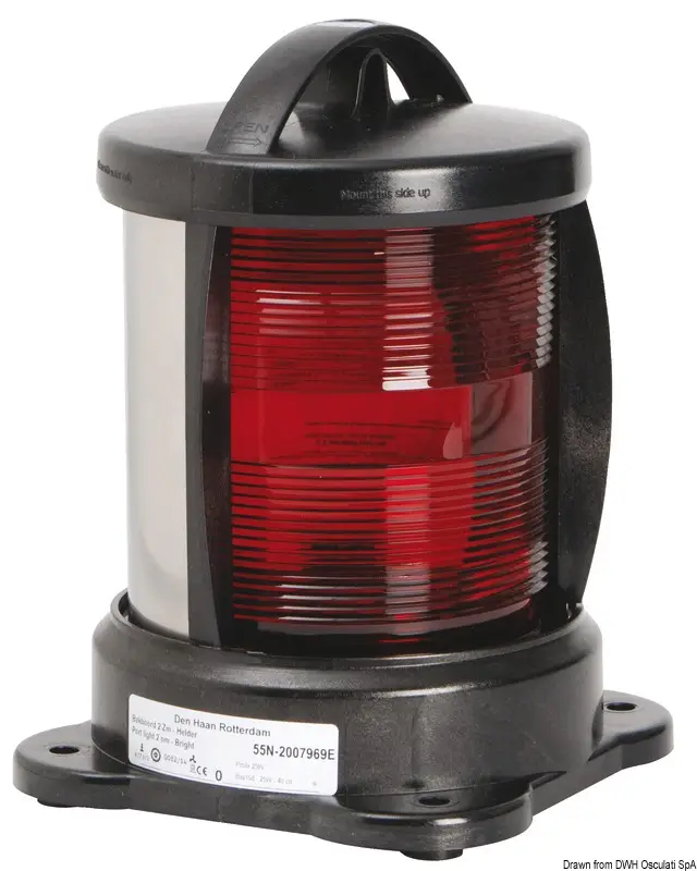 Fanale DHR rosso 112,5° Ultimissimo Modello