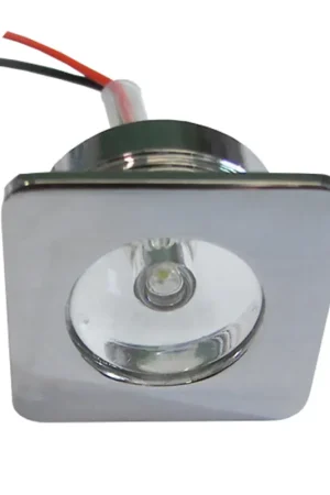 Prezzo Scontato LUCE DI CORTESIA STAGNA 1 LED 12V BLU QUADRATA
