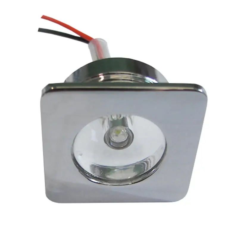 Prezzo Scontato LUCE DI CORTESIA STAGNA 1 LED 12V BLU QUADRATA