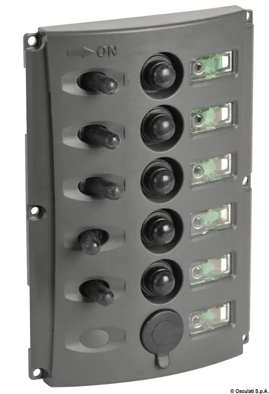 Solo Oggi Pannello elettrico fusibili automatici doppio LED