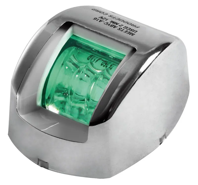 Acquista Ora Fanale di via Mouse verde corpo inox