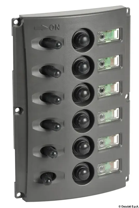 Pannello elettrico fusibili automatici doppio LED Prezzo Conveniente