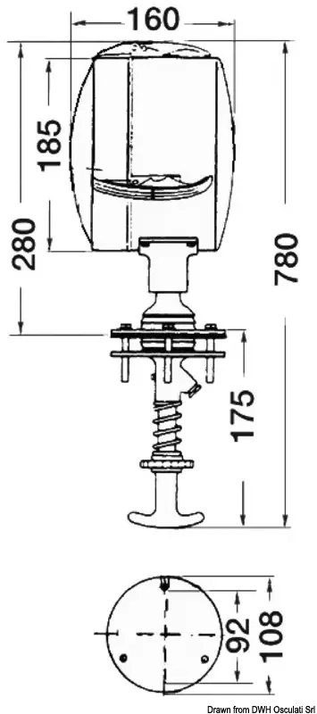 Compra Online Faro comando interno 12 V 185 mm