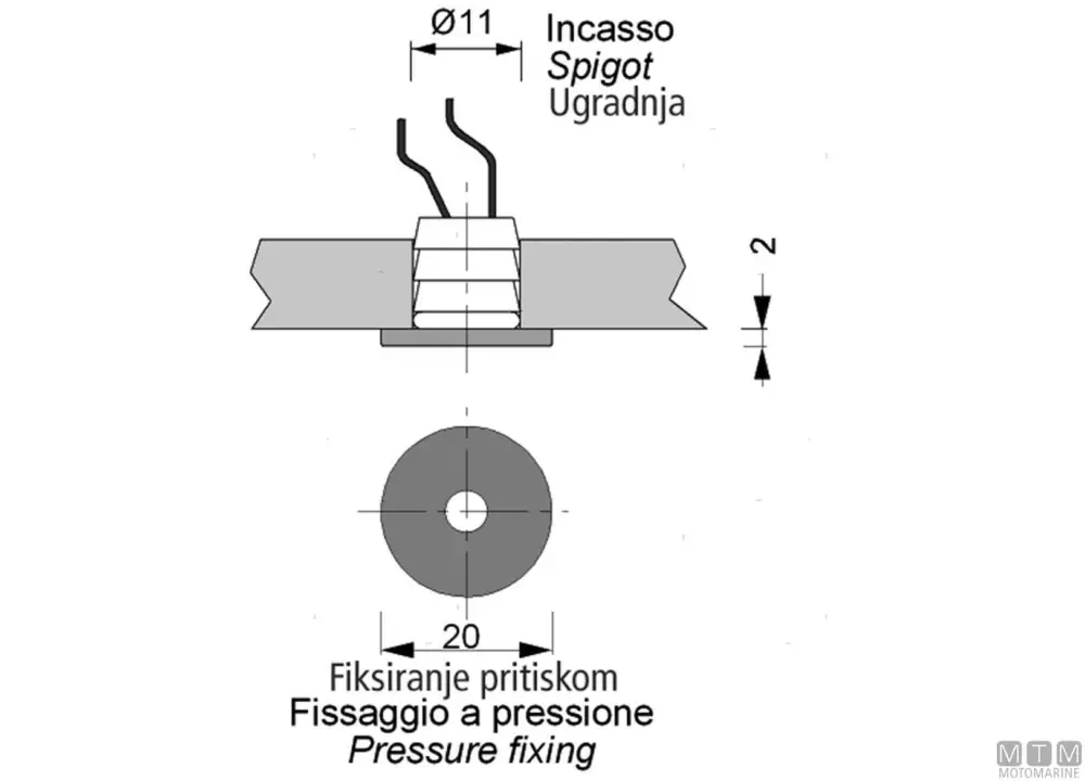Luce cortesia fs apus-r blu Prezzo Conveniente