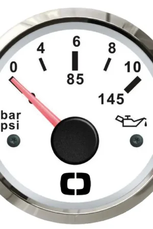 Indicatore pressione olio 0-10 bar bianco/lucida Più Venduto