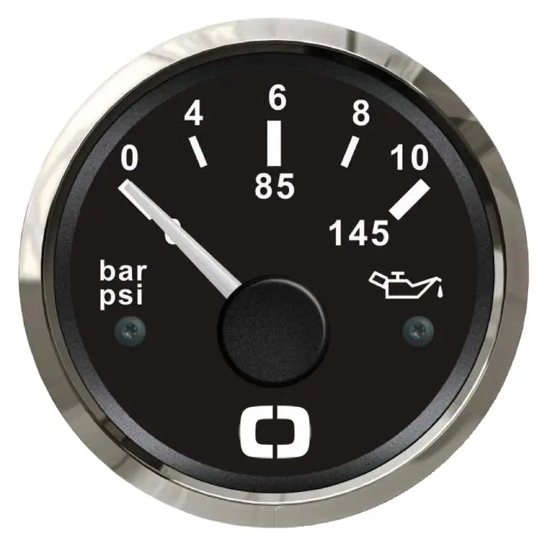 Promozione Indicatore pressione olio 0/10 bar nero/lucida