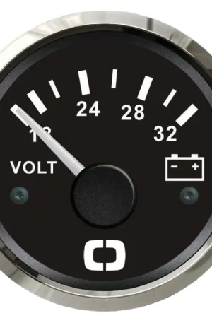 Occasione Imperdibile Voltmetro 18/32 V nero/lucida