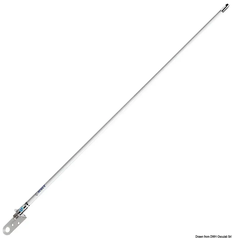 Acquista Ora Antenna VHF Scout KM4 predisposta per Windex 100cm