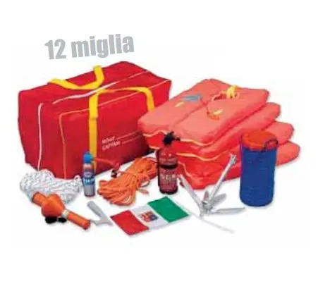 Offerta Lampo Kit Dotazioni Sicurezza Obbligatorie entro 12 Miglia