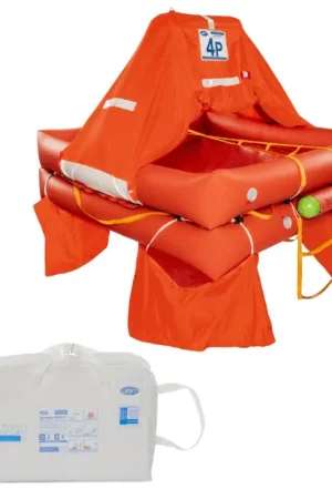 Zattera di Salvataggio Eurovinil OceanDry 9650 Italia Valigia 4 Persone oltre le 12 Miglia Prezzo Conveniente