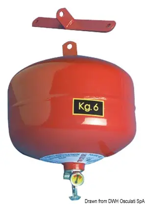 Estintore automatico 6 Kg a pioggia Novità