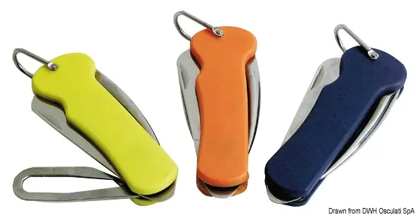 Coltello da mare manico arancio Prezzo Conveniente