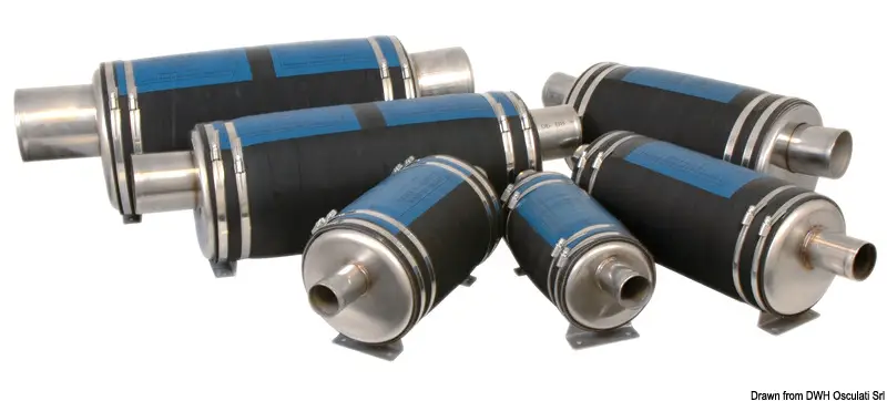 Silenziatore di scarico diam. 51 mm Saldi