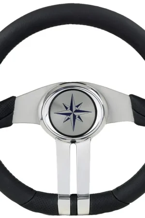 Volante nero razze argento/cromo Must-Have