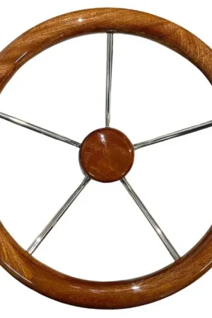 Ruota timone teak Ø mm.400 Professionale