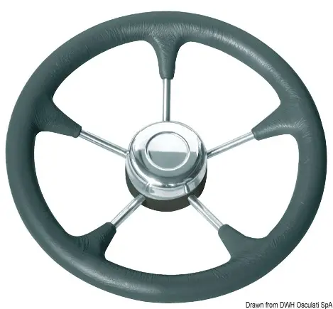 Must-Have Volante poliuretano nero con raccordo