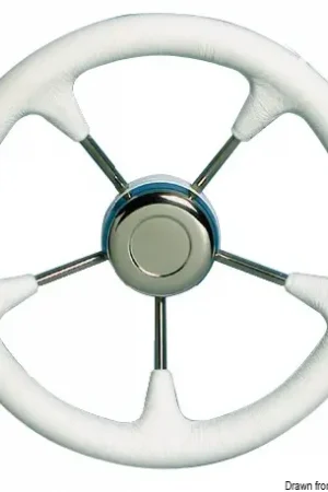 Must-Have Volante poliuretano razze inox Ø mm 280 bianco