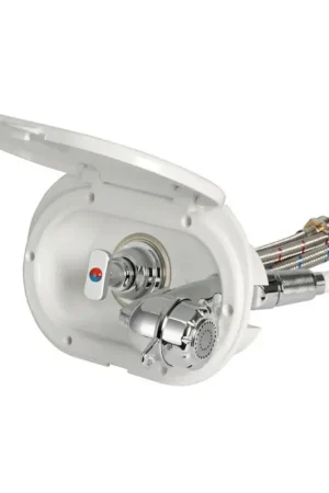 Box doccia Oval con miscelatore e doccia a pulsante Desy Soddisfatti O Rimborsati