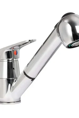 Combinato rubinetto miscelatore Olivia mono comando + doccia estraibile Prezzo Conveniente