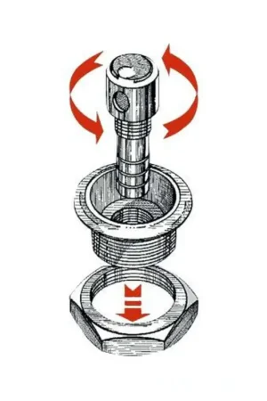 Direttamente Dal Produttore Sfiato in acciaio inox lucidato a specchio per carburante, ad incasso a filo fiancata