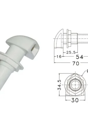 Sfiato in plastica Spedizione Espresso