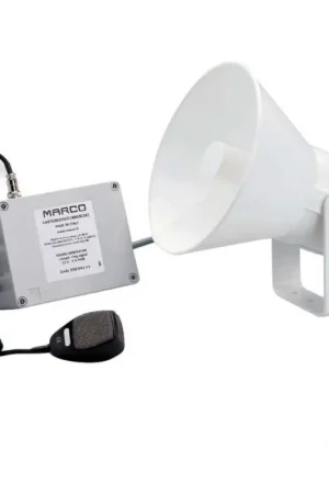 Tromba MARCO elettronica con amplificatore per imbarcazioni dai 12 ai 20 metri Promozione