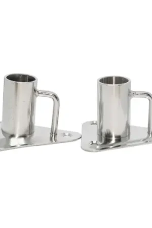 Nuova Collezione BASE PER CANDELIERE INOX DRITTA