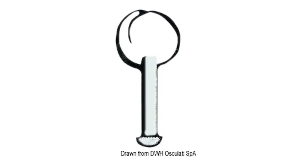 Prezzo Basso Perno inox 6x25 senza anello